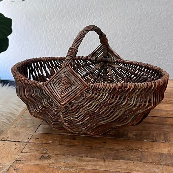 Unbranded Other - Vintage Grapevine Gathering Basket 16" Farmhouse Decor